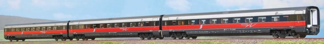 Set of 3 middle cars for Eurostar "Frecciarossa" train<br /><a href='images/pictures/ACME/LAC70061.jpg' target='_blank'>Full size image</a>